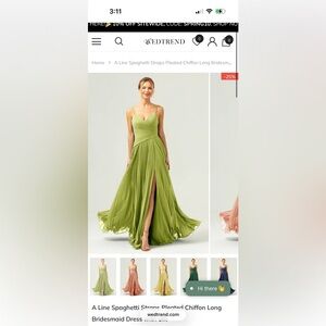 Wedtrend clover Green Maxi Dress
